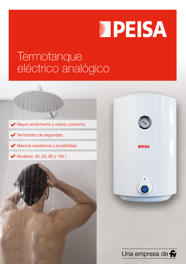 Termotanque eléctrico analógico